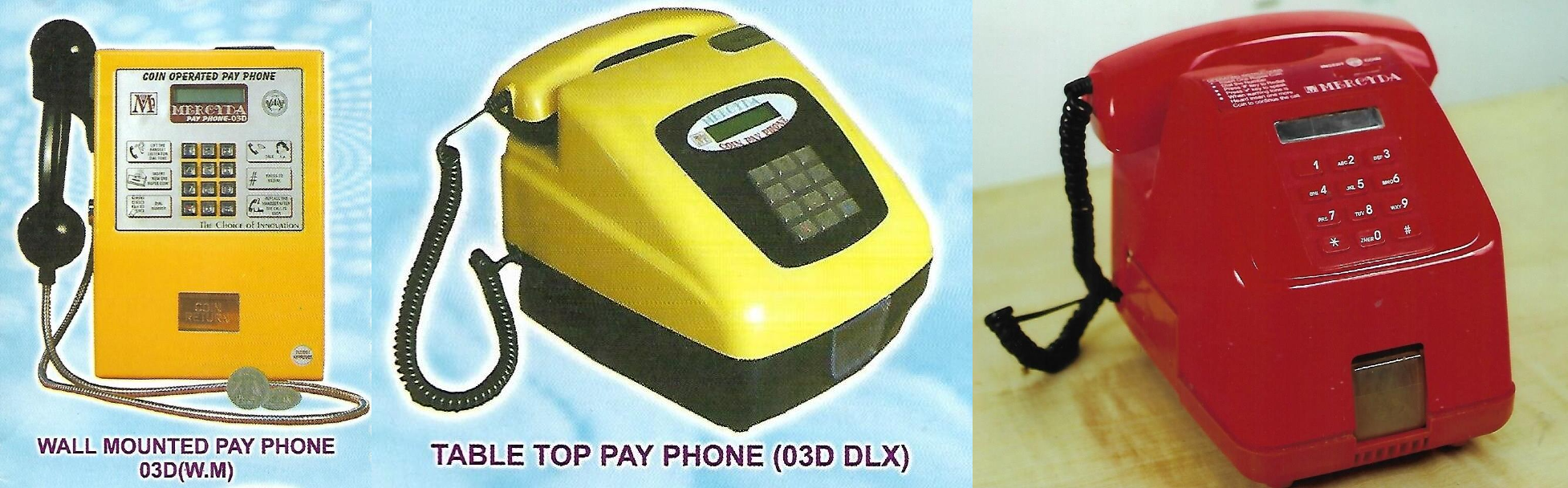 MERCYDA Coin Pay Phones